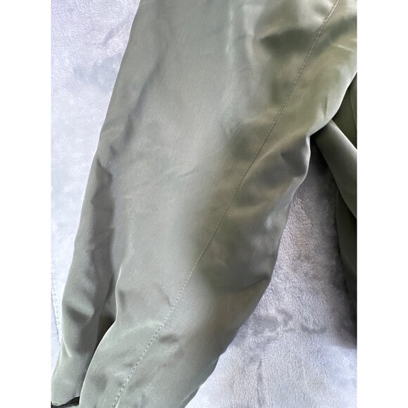 Pacific Trail Jacket Mens Large Green Full Zip Pockets Hooded Hidden Hood Vented - Picture 15 of 16